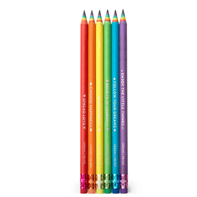 Set de 6 Crayons à Papier HB en Papier Recyclé legami