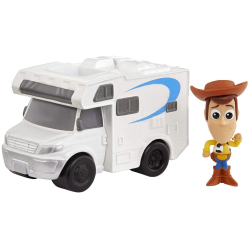 Mini-figurine Woody avec véhicule Disney Pixar Toy Story 4