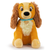 Peluche avec son, Lady Disney La Belle et le Clochard 30 cm