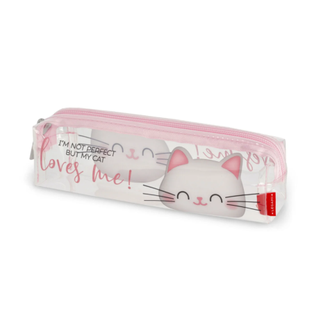 Trousse Transparente Souple CHAT legami