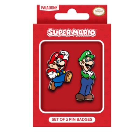 Set 2 Pin'S Métal Super Mario