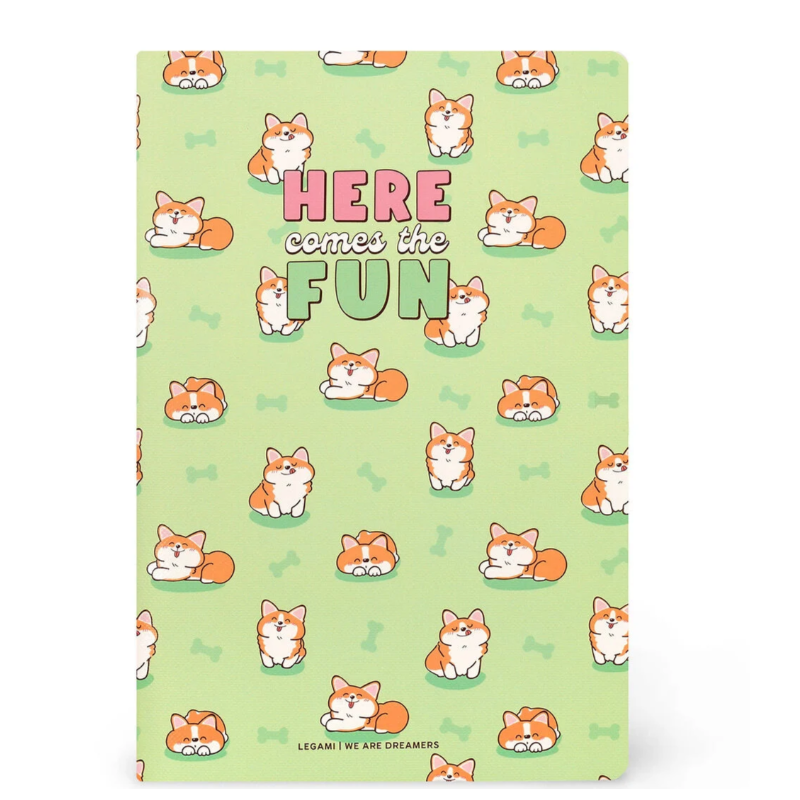 Cahier Ligné A5 Corgi LEGAMI