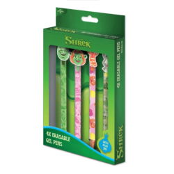 SHREK - 4 Stylos à Gel...