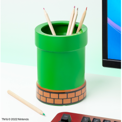 Pot A Plantes ou Stylos Tuyau Super Mario