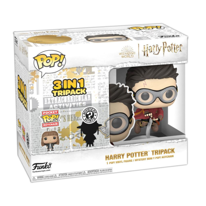 Funko Tripack POP + Mystery Mini + Porte-clés Funko Harry Potter