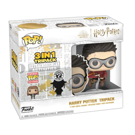 Funko Tripack POP + Mystery Mini + Porte-clés Funko Harry Potter