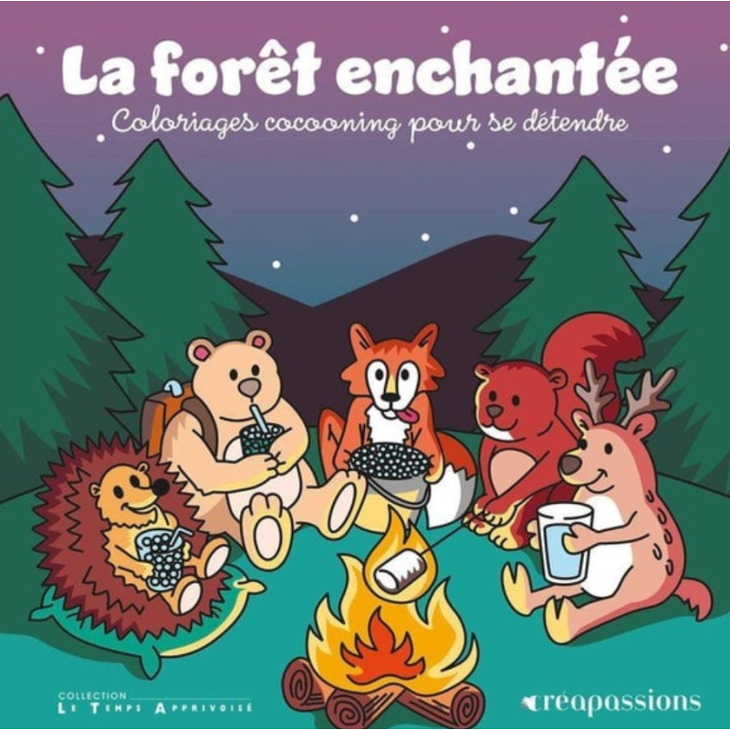 La forêt enchantée Coloriages cocooning pour se détendre