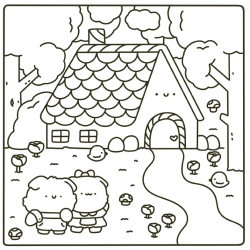Petits bonheurs féériques - 40 adorables coloriages cosy colo