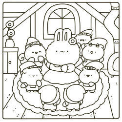 Petits bonheurs féériques - 40 adorables coloriages cosy colo