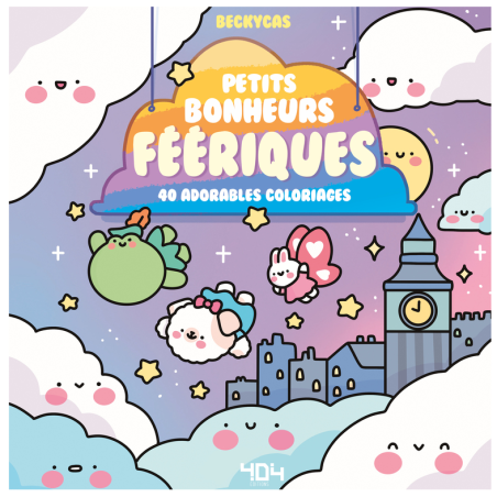 Petits bonheurs féériques - 40 adorables coloriages cosy colo