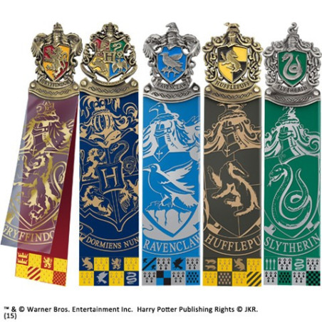 Set de 5 Marque-pages Maisons - Harry Potter