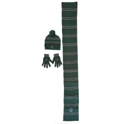Set gants bonnet et écharpe Serpentard