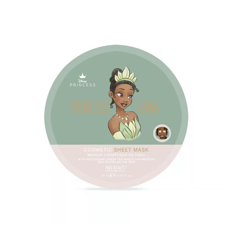 Masque Visage en tissu Tiana La Princesse et la Grenouille DISNEY