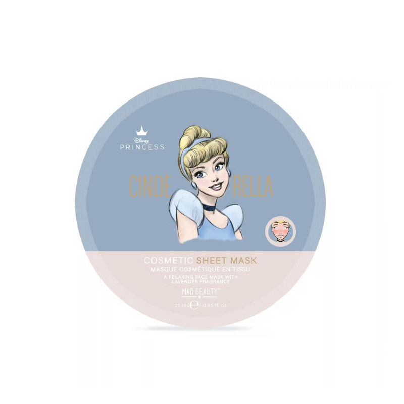 Masque Visage en tissu Cendrillon DISNEY