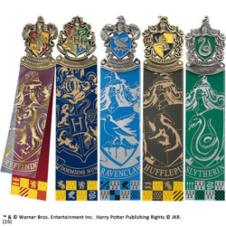 Set de 5 Marque-pages Maisons - Harry Potter