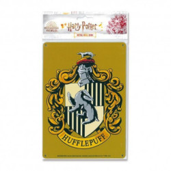 Petite Plaque Métallique Poufsouffle - Harry Potter