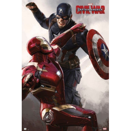 poster iron man capitaine America
