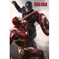 poster iron man capitaine America