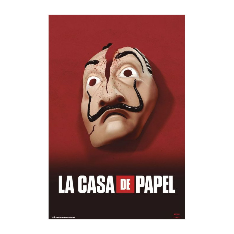 POSTER LA CASA DE PAPEL LE MASK