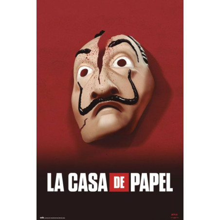 POSTER LA CASA DE PAPEL LE MASK